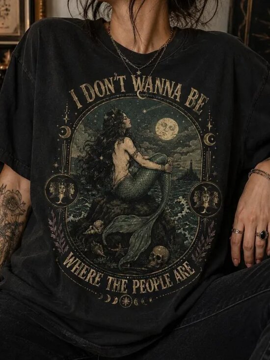 George P Other - Siren I Don't Wanna Be Where The People Are T Shirt